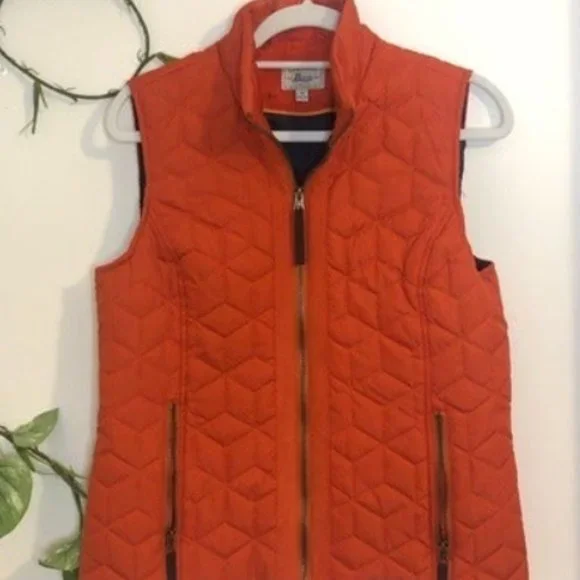 G.H. Bass & Co sz XL X Large Women's Vest Orange/Rust - Picture 10 of 11